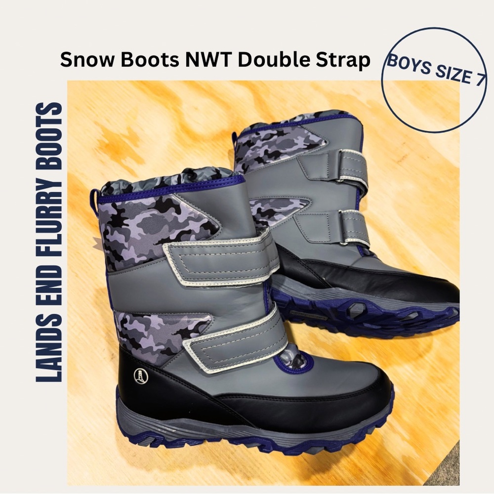 LANDS' END SNOW FLURRY INSULATED WINTER BOOTS - KIDS'